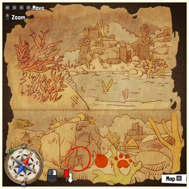 jake treasure map background