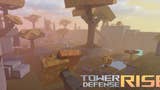 Header image for Tower Defense Rise in Roblox.