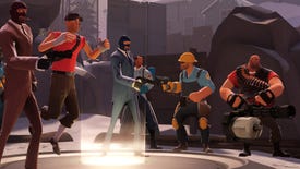 Characters in Team Fortress: Source 2, a fan-made remake of the multiplayer shooter in the Source 2 engine