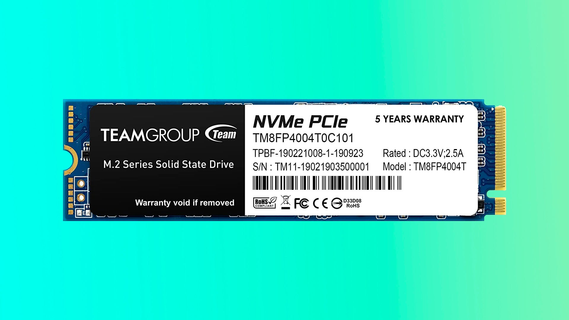 This massive 4TB Teamgroup P34 NVMe SSD is just $186 from Amazon