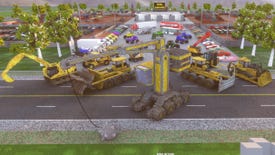 A screenshot of a mod for Teardown that adds a Junkyard with several destructive vehicles.