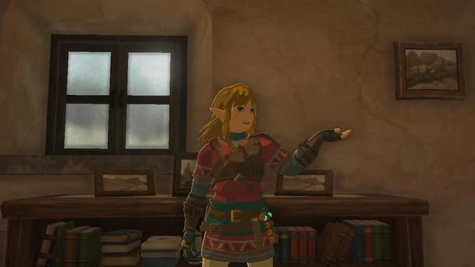 Link est chez lui sans la photo de Champion's Ballad