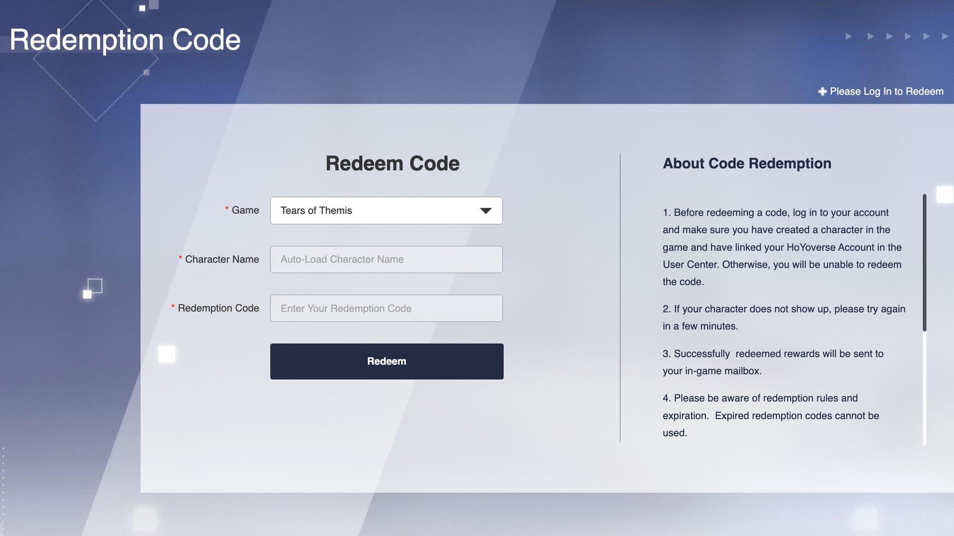 Tears of Themis Redeem Codes for January 2024 | VG247