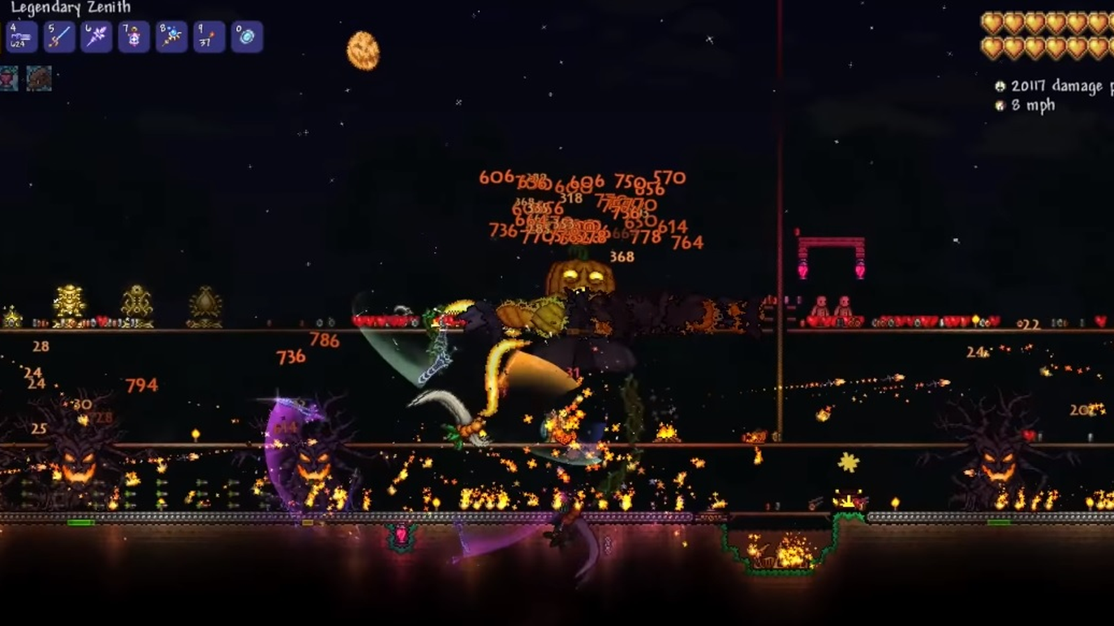 My current master mode arena : r/Terraria