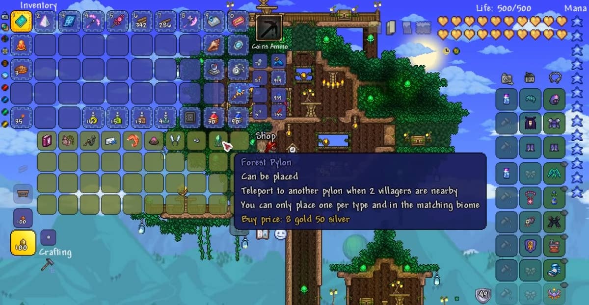 Terraria Pylons – How to increase NPC happiness