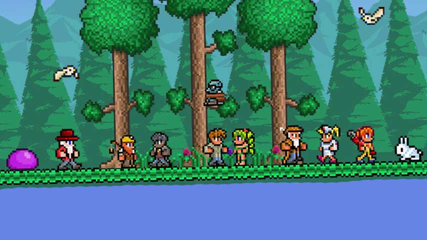 Terraria is the third most-played game on Steam following latest update