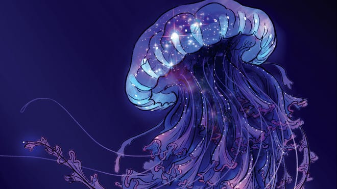 The Adventure Zone: Bureau of Balance board game artwork Jellyfish