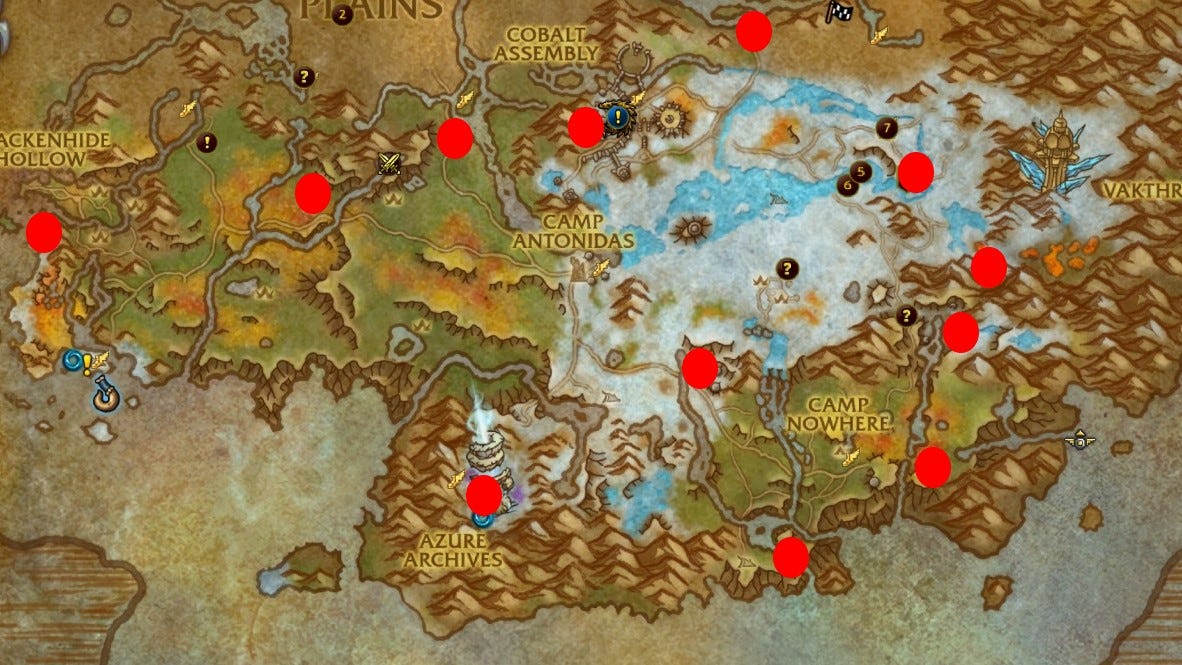 World of Warcraft: Dragonflight - All Dragon Glyph locations | VG247