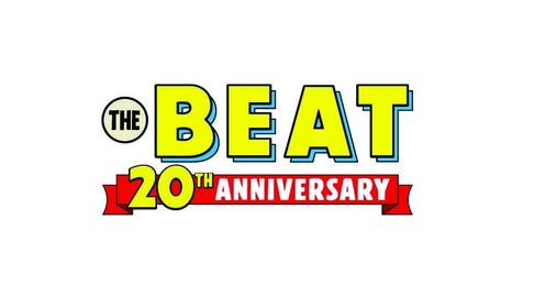 The Beat logo with 20th Anniversary banner