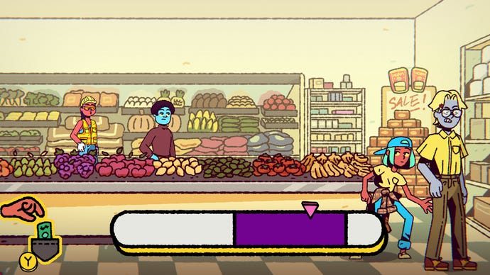 Ali attempts to steal some money from a man in The Big Con