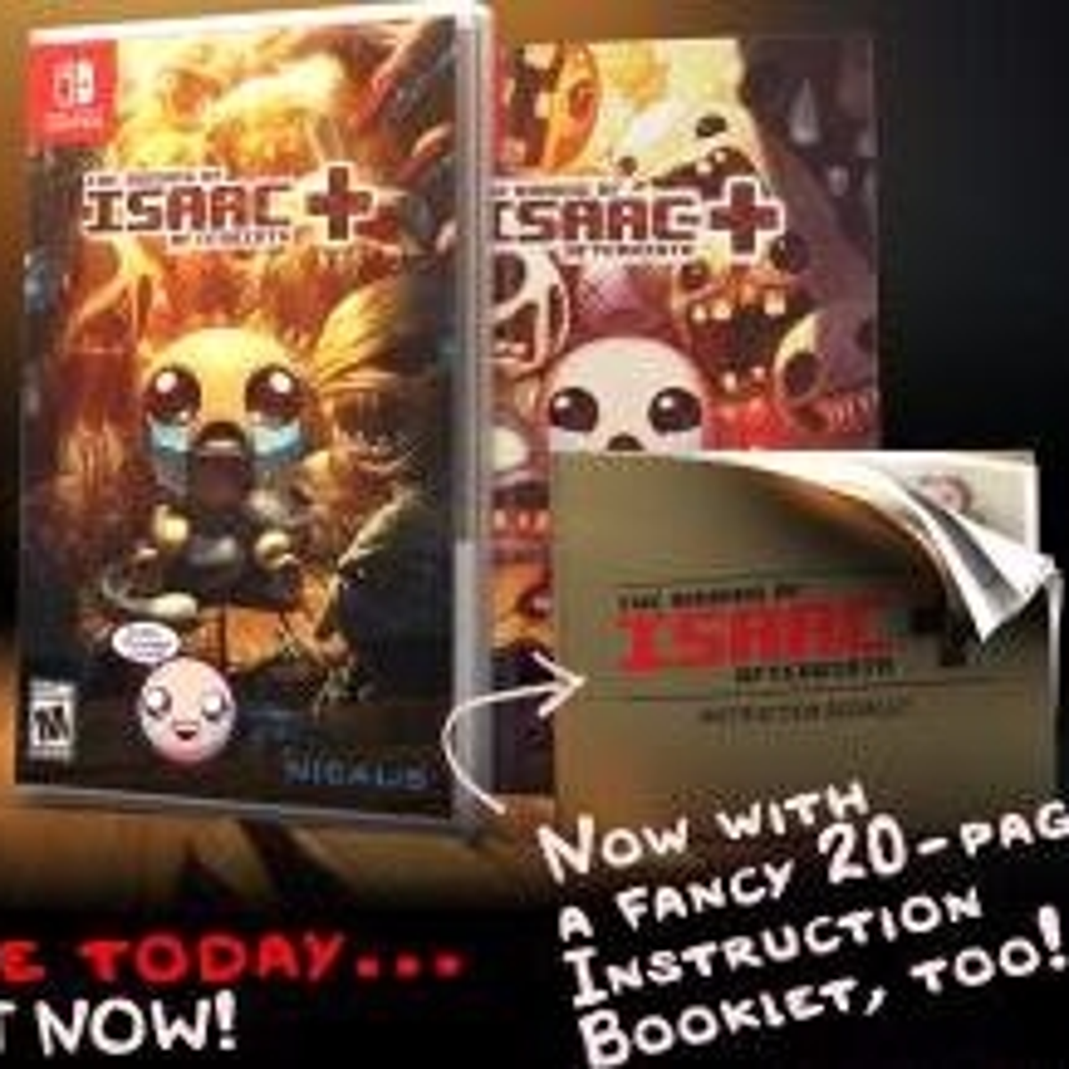 The Binding of Isaac: Afterbirth+ will no longer be a Switch launch title
