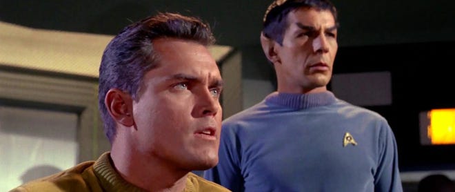star trek tos -- captain pike and spock