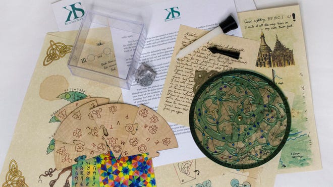 The Emerald Flame board game layout 2