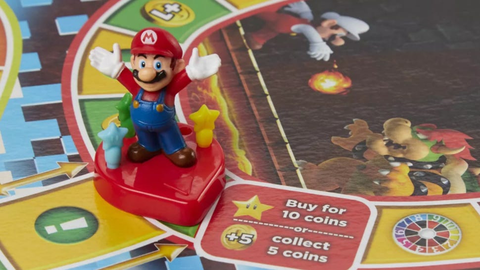 The Game of Life: Super Mario Edition close-up