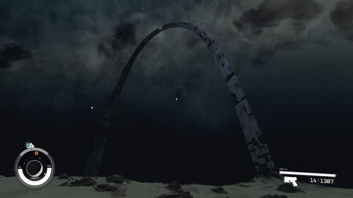 Der Gateway -Bogen in Starfield
