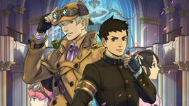 An image showing the cast of characters from The Great Ace Attorney games.