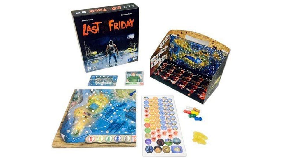 The Last Friday board game layout
