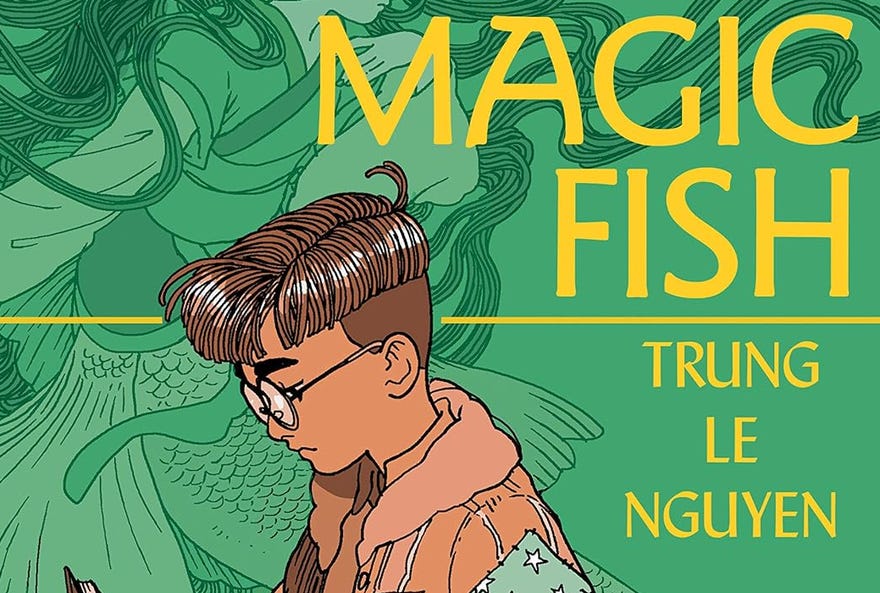 Art from graphic novel The Magic Fish