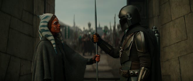 the mandalorian - ahsoka and din djarin