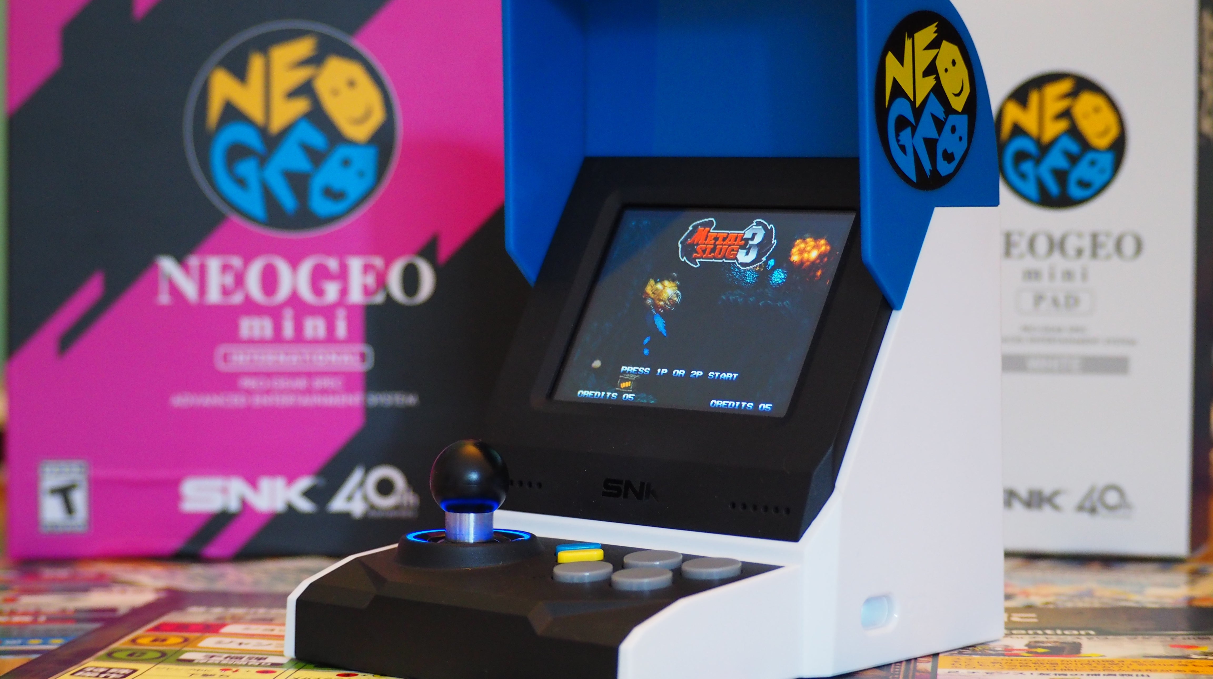UNICO NEOGEO Mini Pad, SNK Classic Wired Game Controller for NEO GEO Mini  and NEO-GEO Arcade Stick Pro 