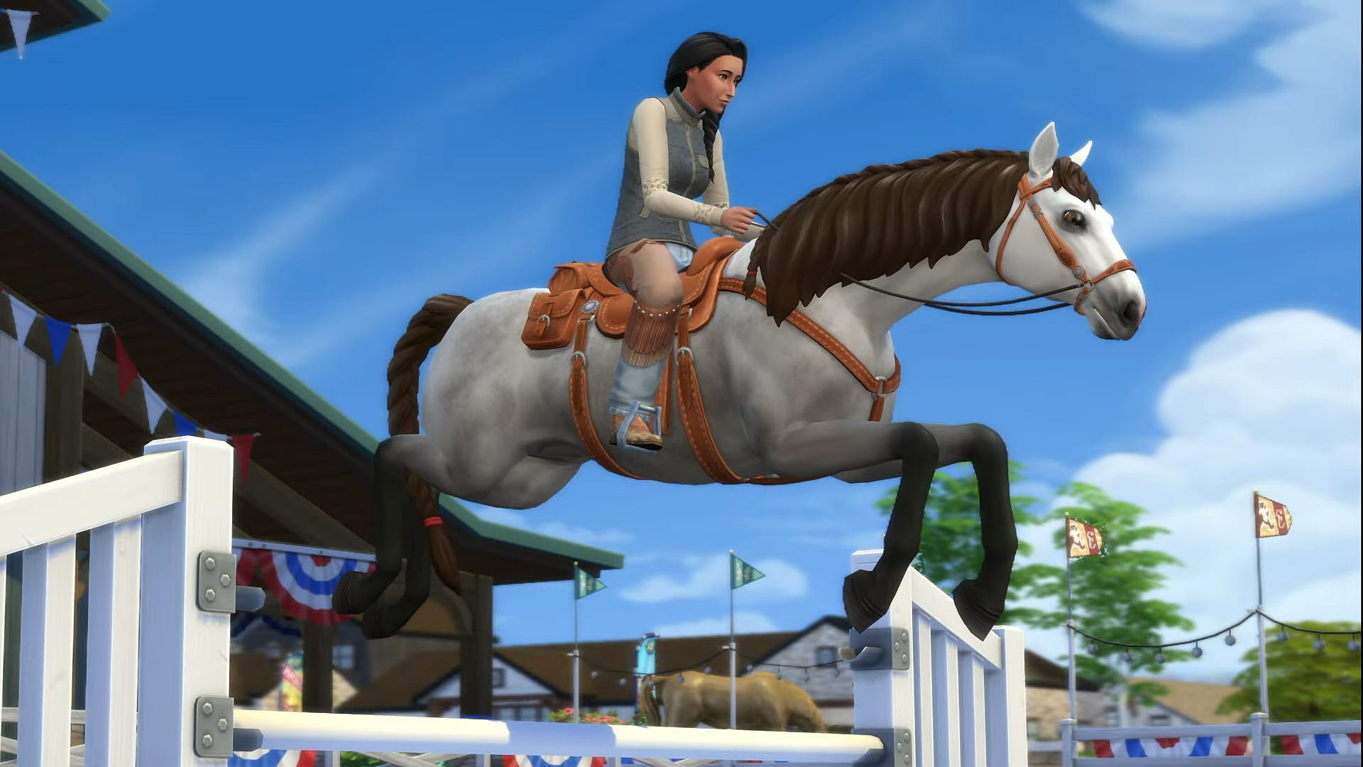 Saddle up and explore the horsey life when The Sims 4 Horse Ranch Expansion Pack gallops in July 20