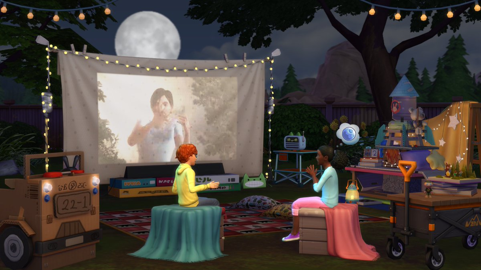 a bit of everything: The sims 4