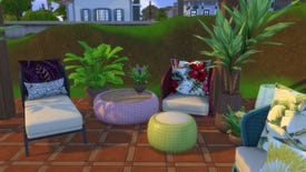 Imagine it is worth going outside with this beautiful wicker furniture set for The Sims 4