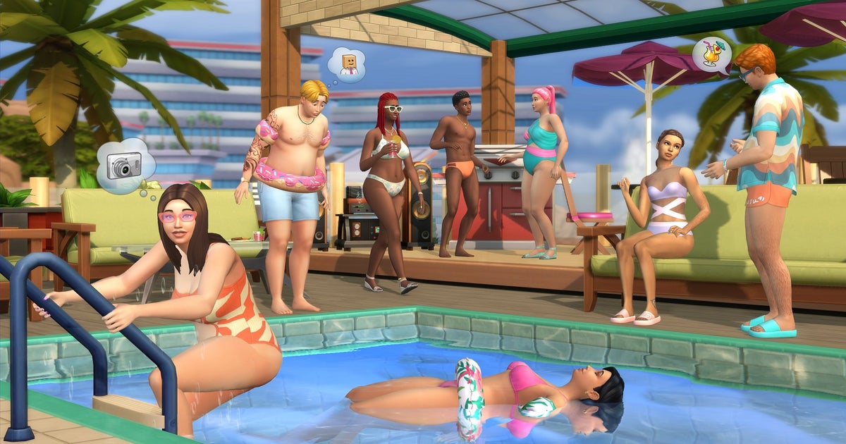 the sims 4 poolside splash kit aQXd4iN