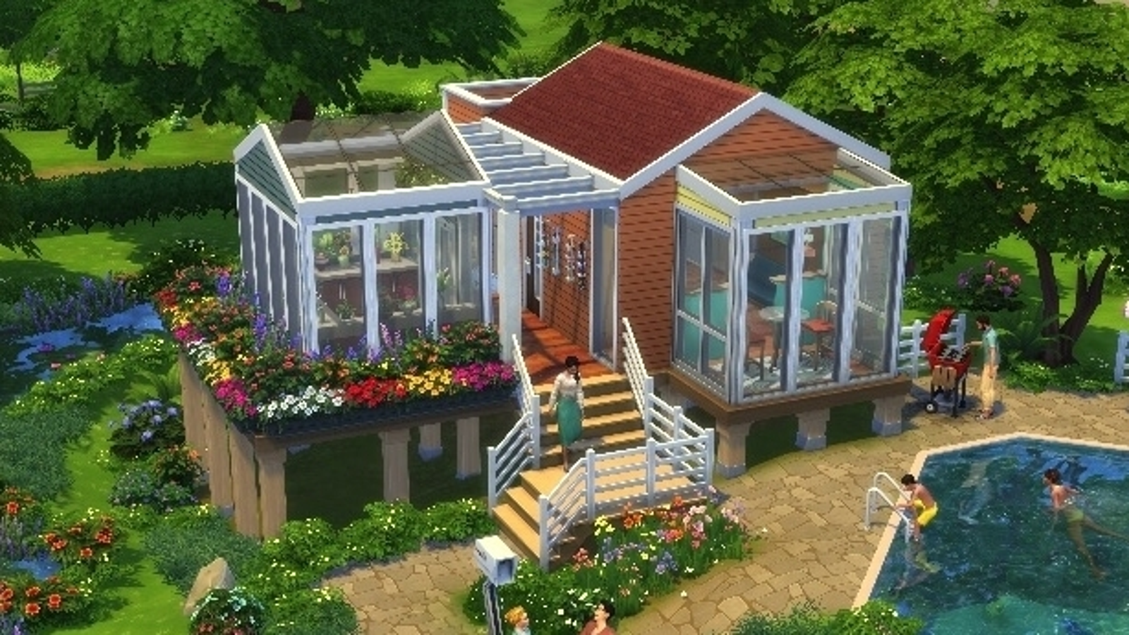 Base Game Tiny House // The Sims 4 Speed Build 