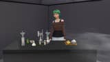 A recreation of the viral Oompa Loompa from the Willy Wonka Experience in Glasgow picture in The Sims 4