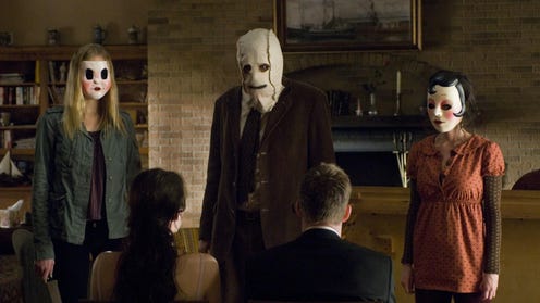 The villains of the upcoming horror movie The Strangers: Chapter 1 showed up in character at Seattle ECCC event