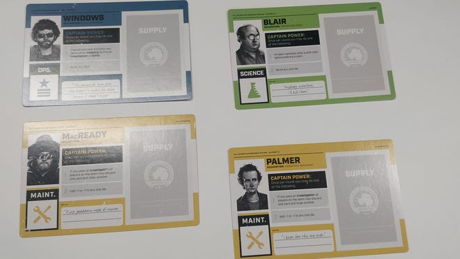 The Thing: Infection at Outpost 31 character cards