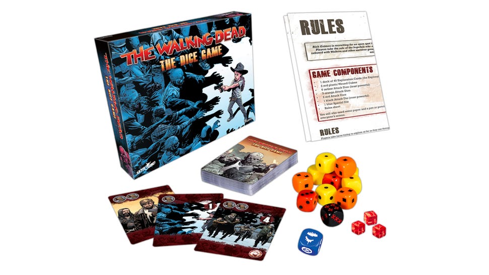 The Walking Dead: the Dice Game spill art