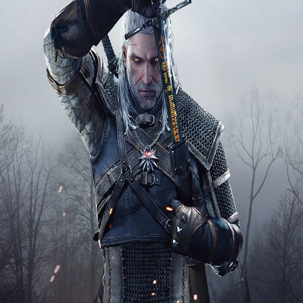 Started playing Witcher for the first time, what's up with Geralt's sword  stance? : r/gaming