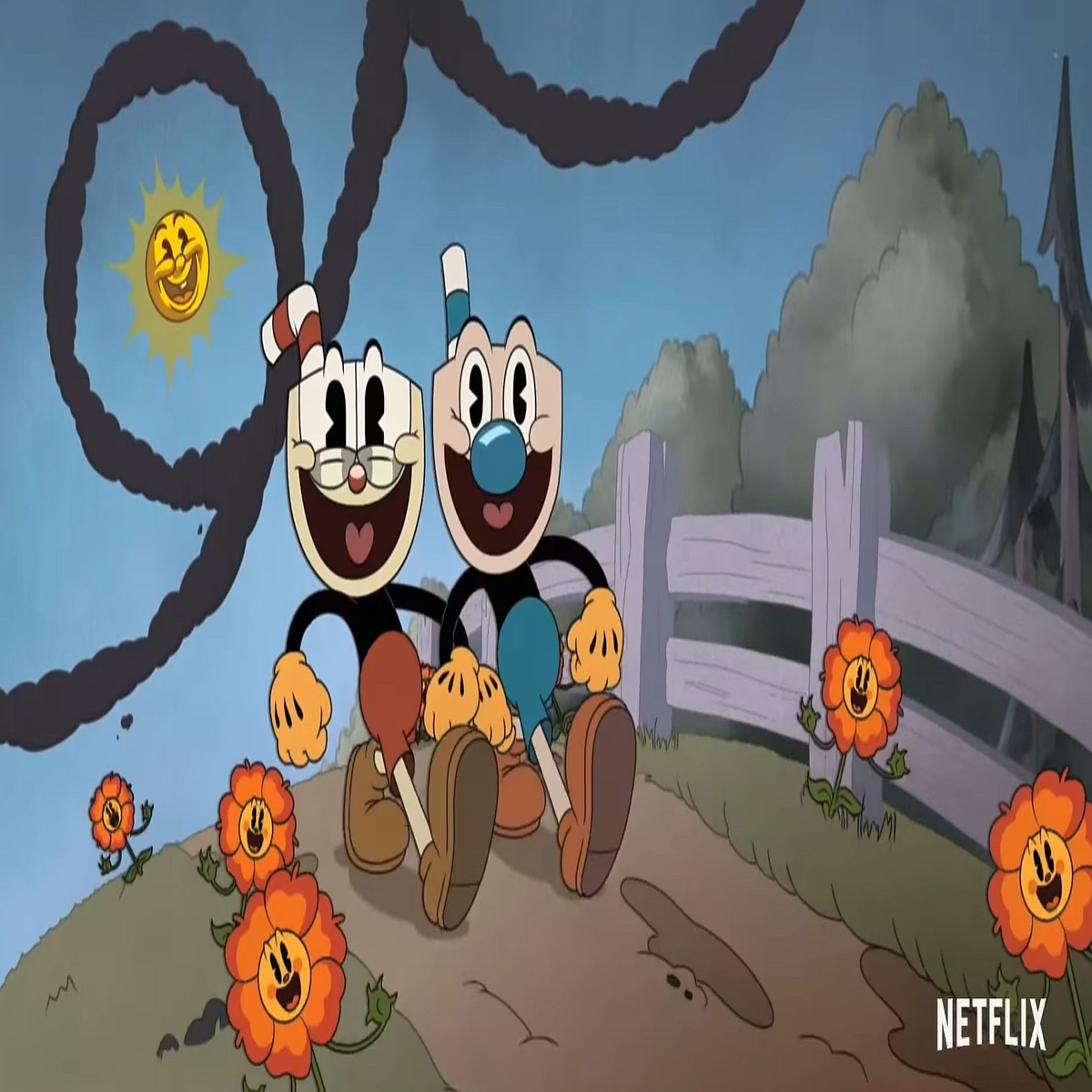 Speedrunning Cuphead while climbing a mountain is the peak of entertainment
