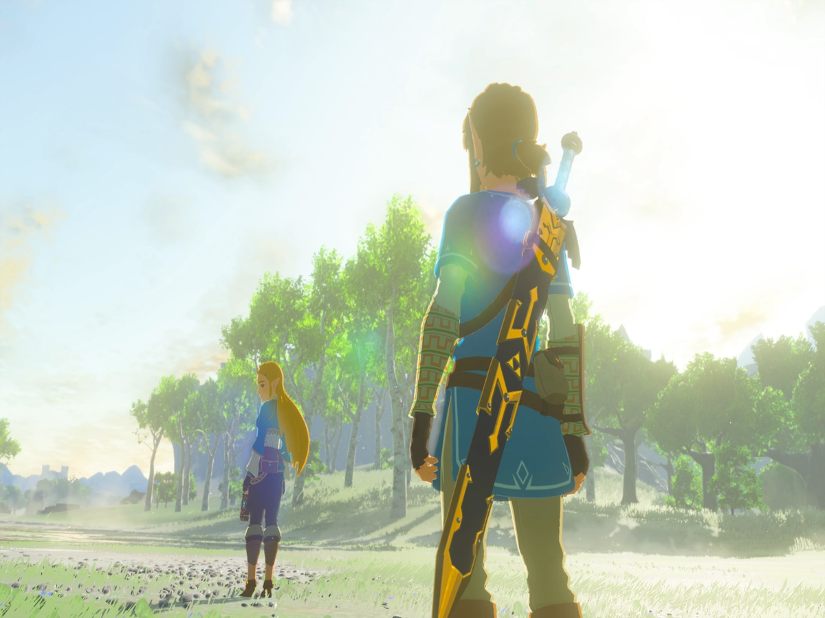 Zelda: Breath of the Wild split screen multiplayer mod shown in