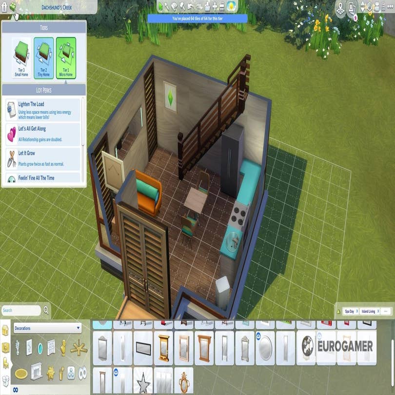 The Sims 4 Tiny Living guide, how to get the most out of your Tiny Home  Residential Lot