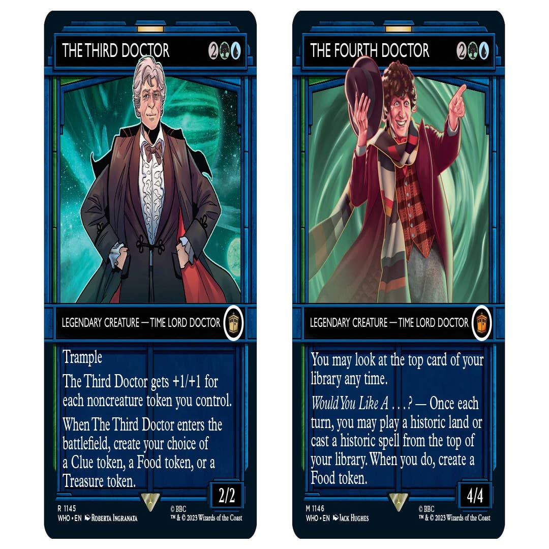 Doctor Who Commander Deck Set of 4 - MTG Magic the Gathering