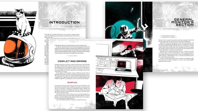Those Dark Places roleplaying game pages 2