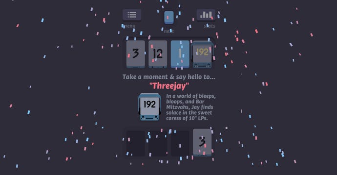 Wir stellen den Nachtmodus von Threes! mit der Fledermausnummer Threejay vor