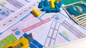 Ticket to Ride: Stay at Home board game layout