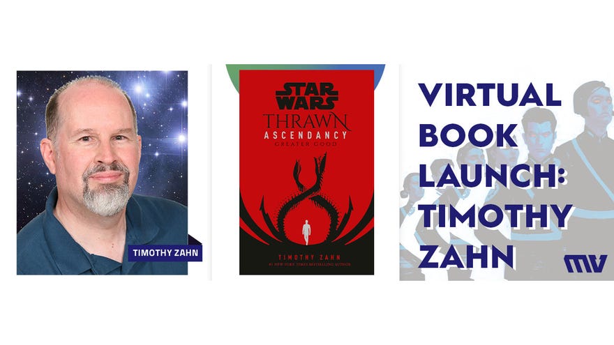 Virtual Book Launch with Timothy Zahn - Star Wars: Thrawn Ascendancy (Book II: Greater Good)