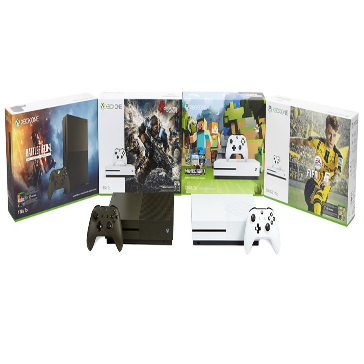 Vídeo game Microsoft XBox One S 500GB Branco + Jogo Forza Horizon 3
