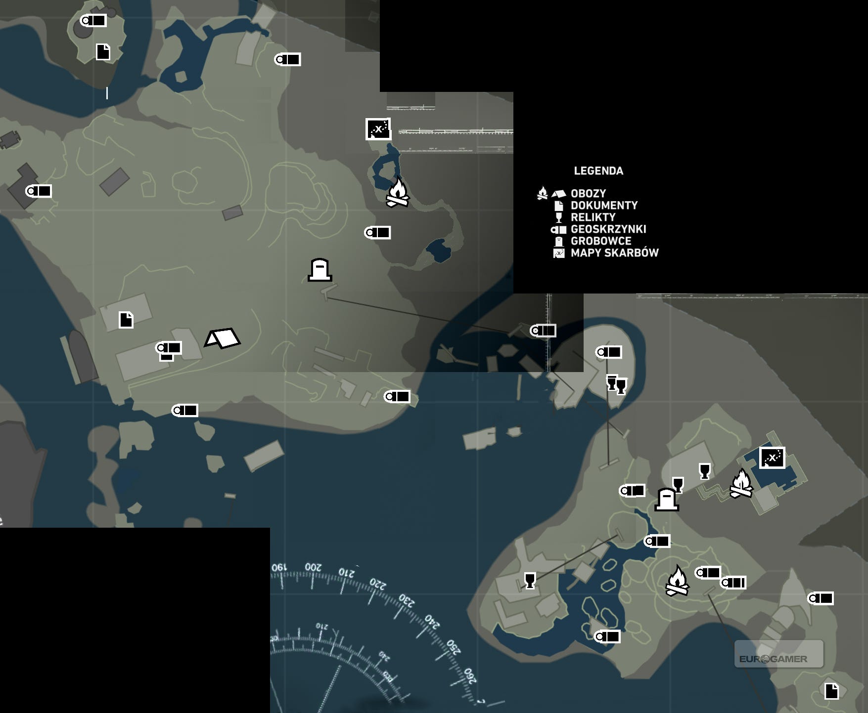 Tomb Raider - Mapa, współrzędne: Plaża wraków | Eurogamer.pl