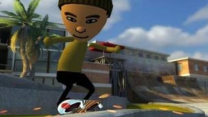 Play as your Mii or a pro-skater's Mii in Tony Hawk: RIDE