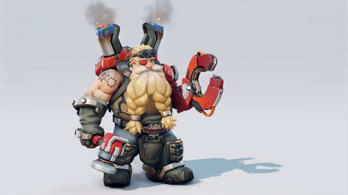 Torbjorn's new look in Overwatch 2. It's not that different from the first game.