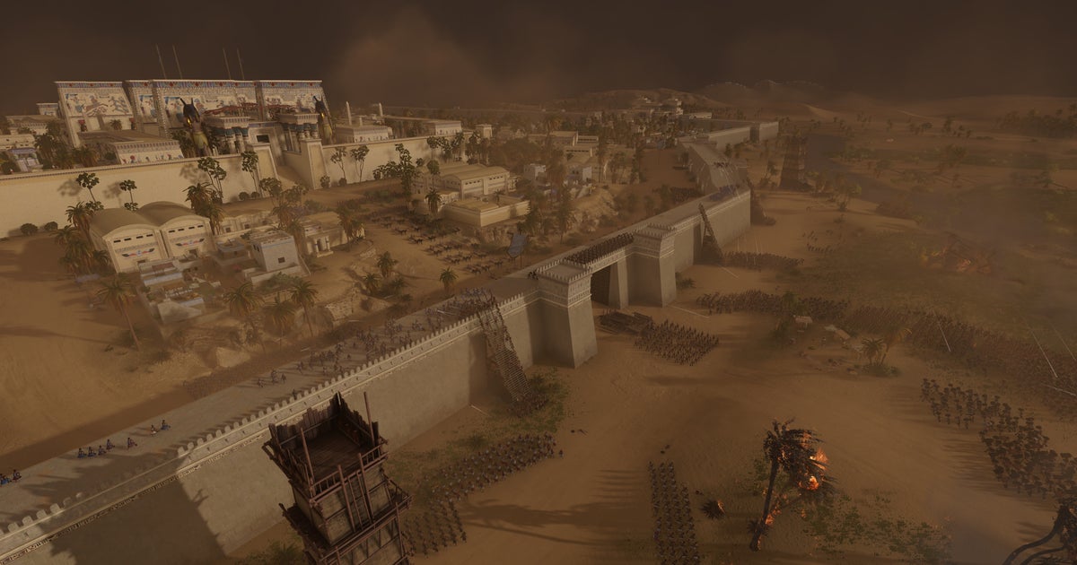 Vídeo de Total War: Pharaoh explica como suas facções trabalham e lutam