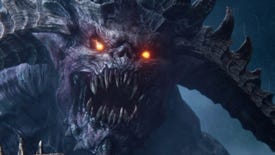 A big Chaos nastie in the Total War: Warhammer 3 cinematic trailer.
