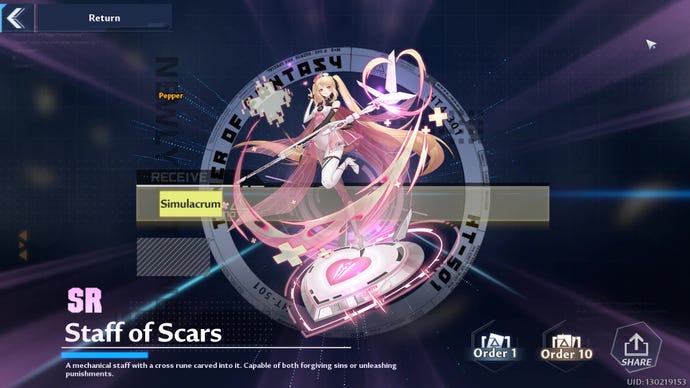 The player obtains a new Simulacrum called Pepper in Tower Of Fantasy.