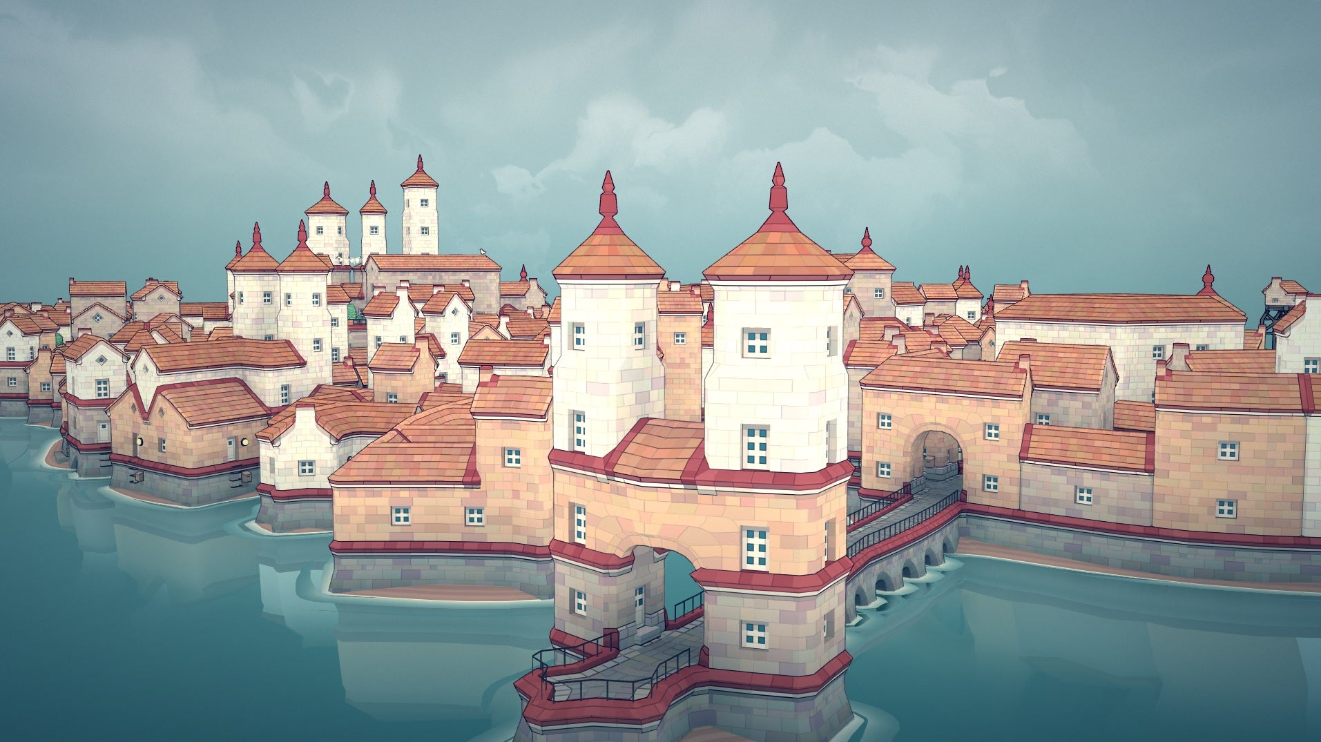 Townscaper builders are so much more creative than me it's tragic